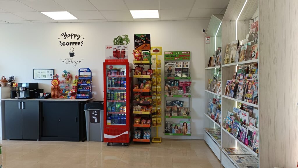 Prensa, snacks y nuestro coffee corner