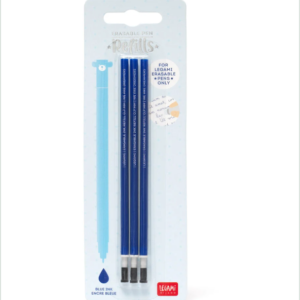 3 PCS ERASABLE PEN REFILLS - BLUE